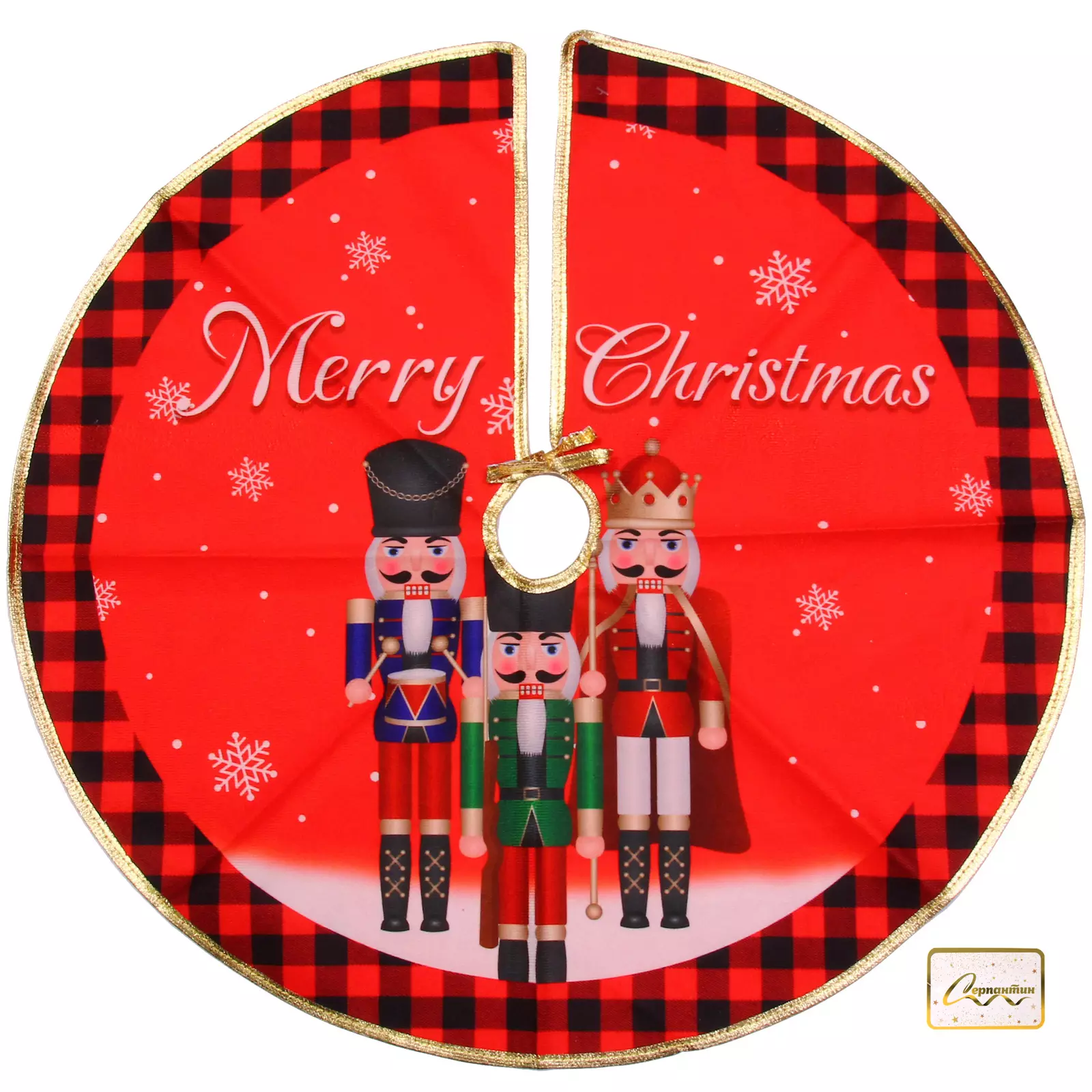 Коврик под елку 60 см Щелкунчик 201-5266