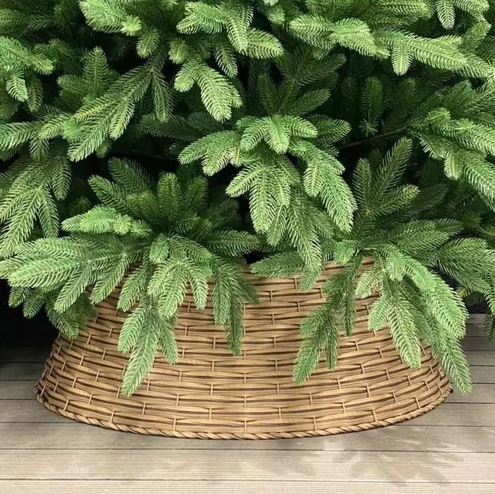 Корзина под елку d 75 см Кукуруза орех XLCN