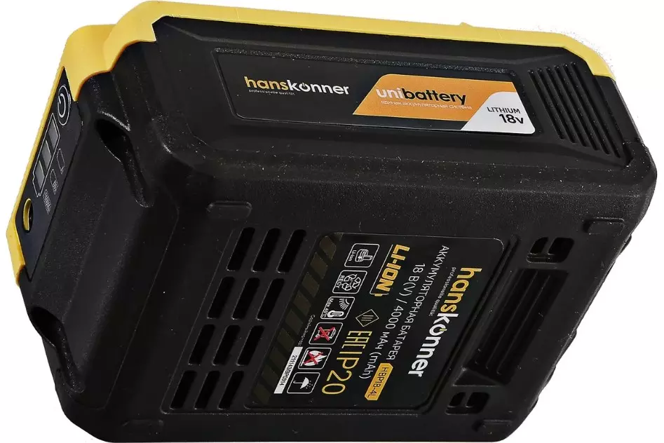 Аккумулятор Hanskonner HBP18-4L , 18 В, 4Ач для инструмента серии OneBat
