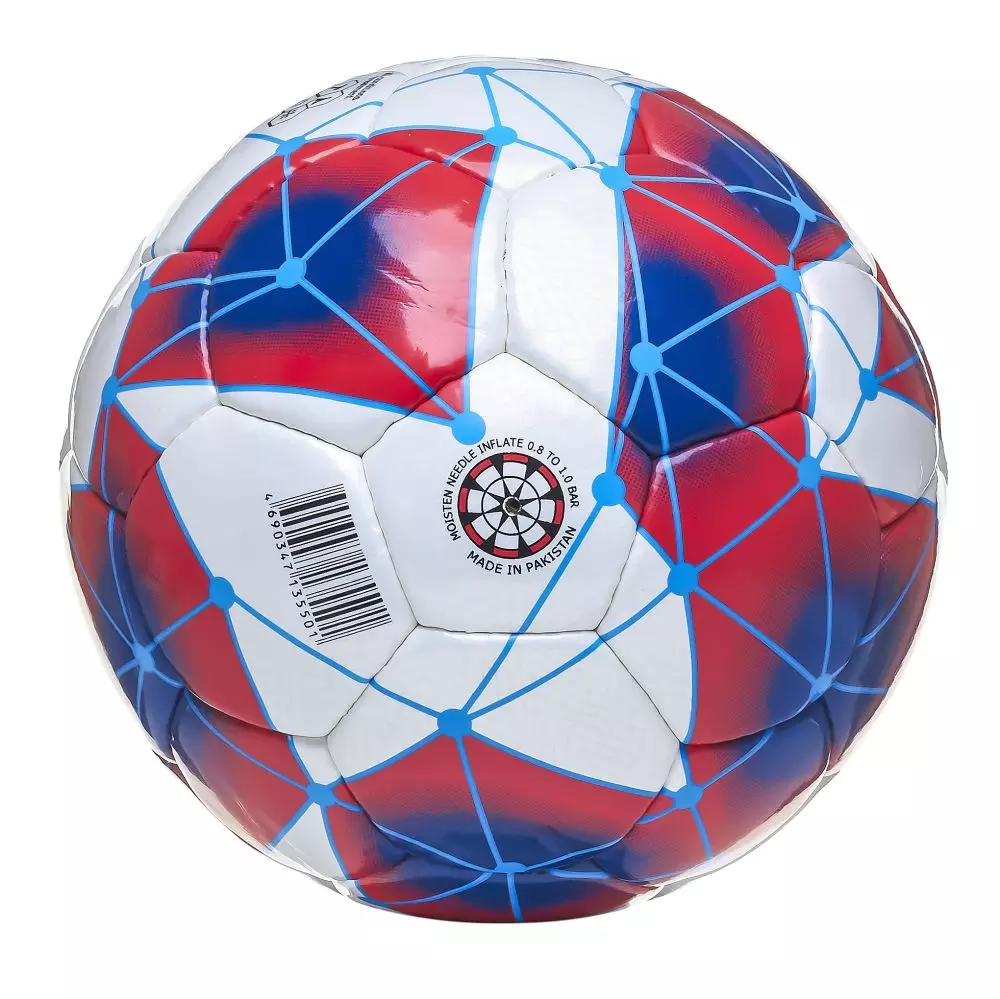 Футбольный мяч Atemi SPECTRUM, PU, бел/сине/красн, р.3 , р/ш, окруж 60-61