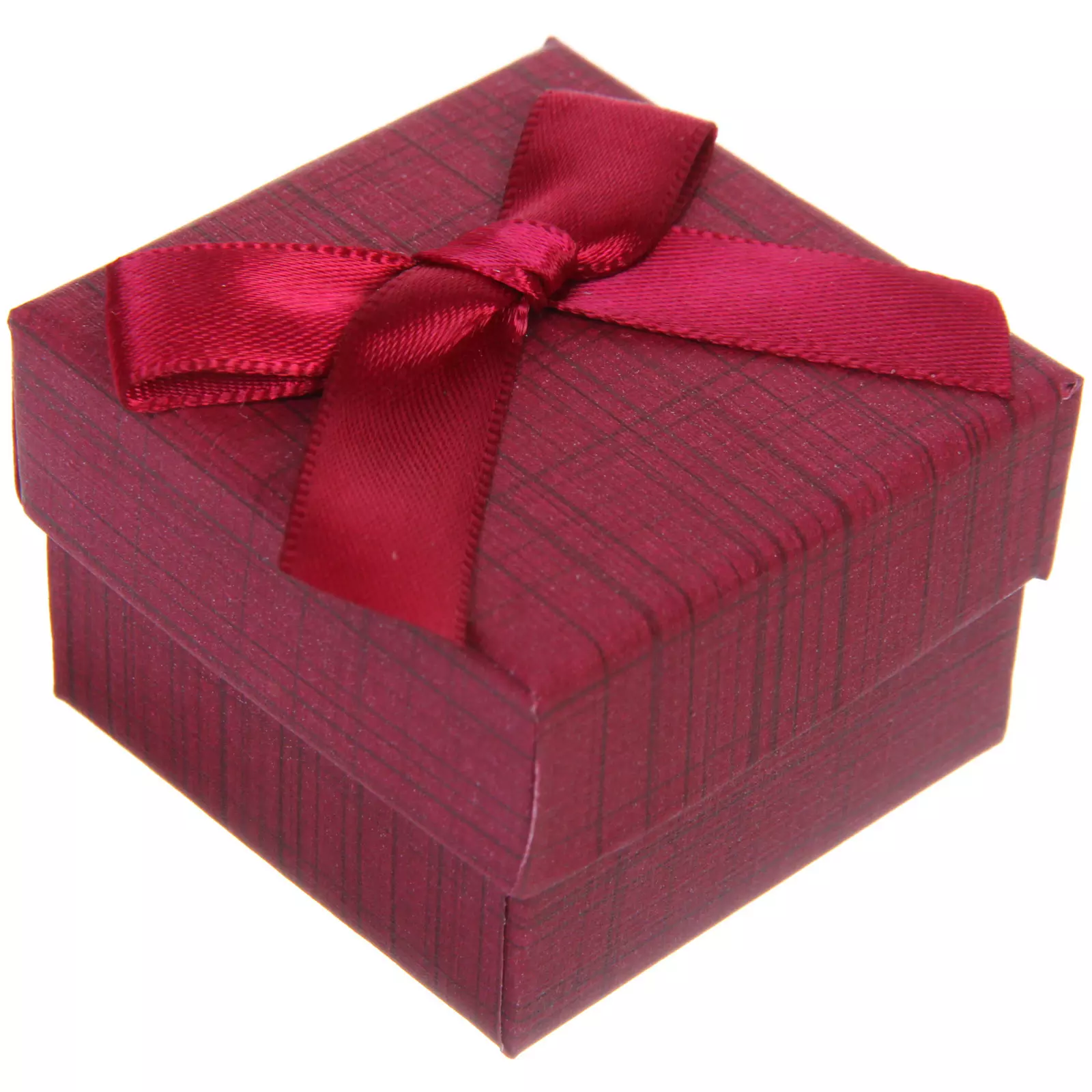 Коробка подарочная Wish 5х5х3,5 см бордовый 549-689