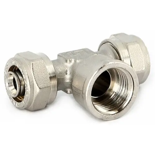 Тройник переходной для металлопластиковых труб 16х1/2"х16 ВР, AQUALINK 00288