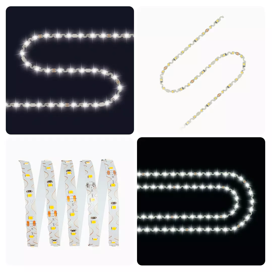 Светодиодная лента 24В 8Вт/м 700Лм/м 4000К 5м 6мм CRI&gt;80 SMD2835 60шт/м IP20 Apeyron 00-350