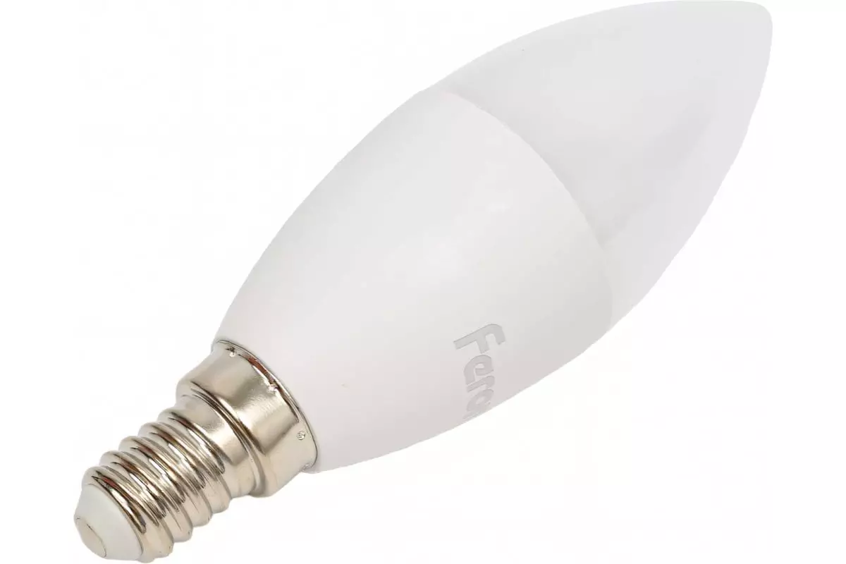 Светодиодная лампа Е14 220В 11Вт 2700К свеча диммируемая теплый свет FERON 51055