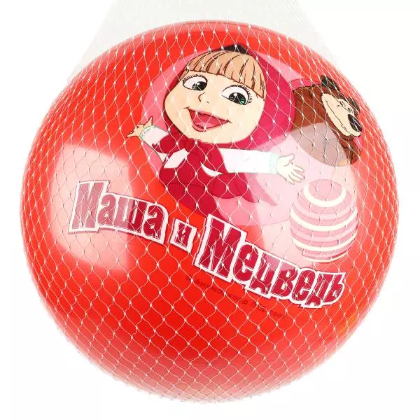 Мяч детский 23 см Маша и медведь Играем вместе AD-9(MB)-2