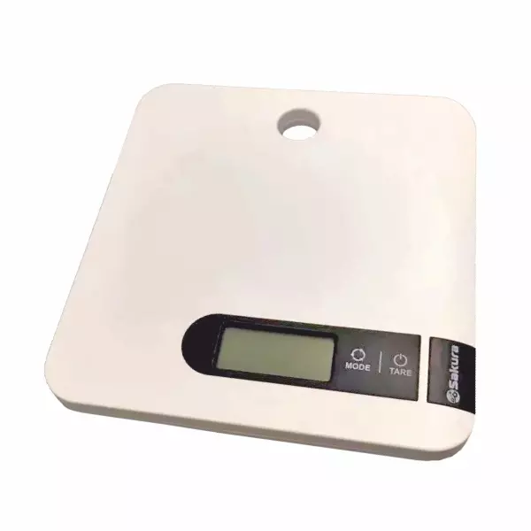 Весы кухонные Sakura SA-6051W 5кг электронные белые