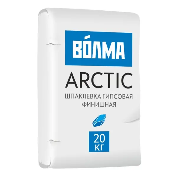 Шпаклевка гипсовая финишная Волма Арктик 20 кг
