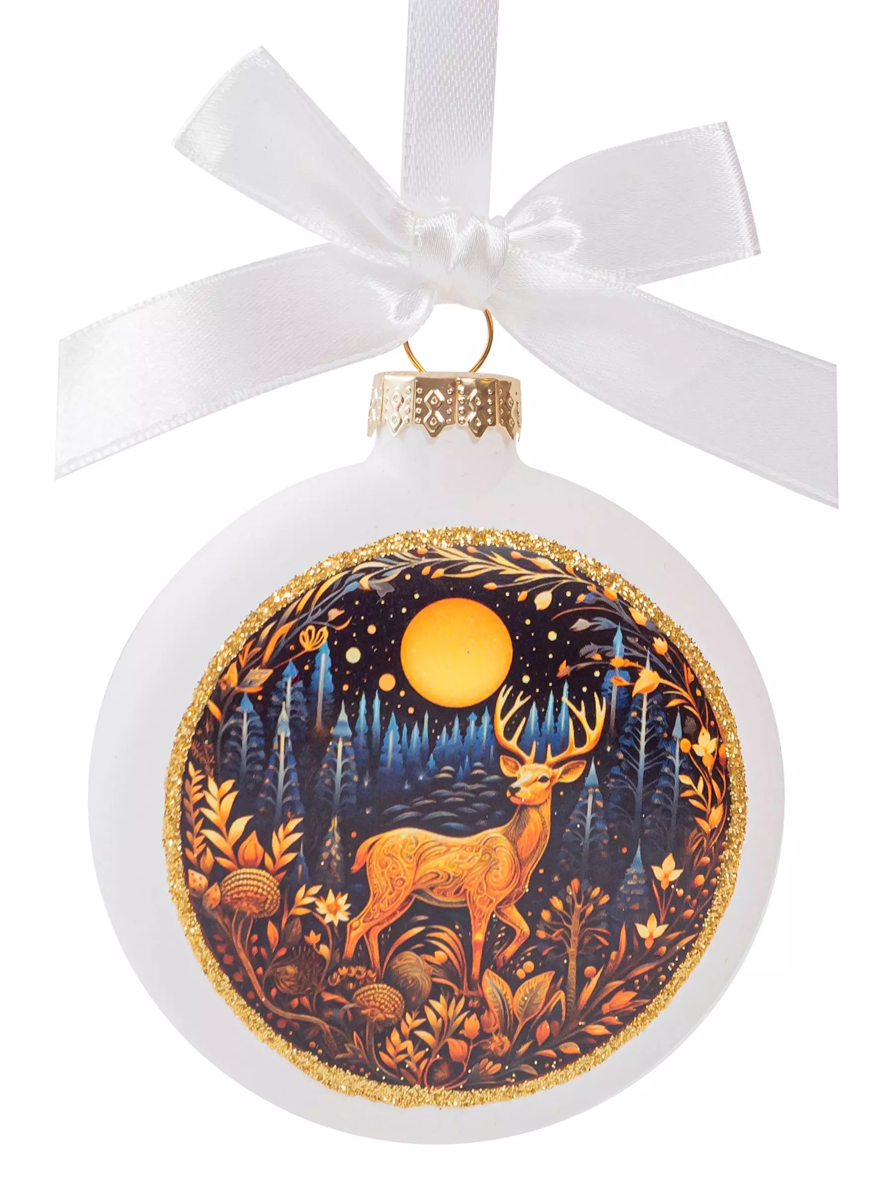 Новогоднее подвесное украшение из стекла / 2x9x8см 95605