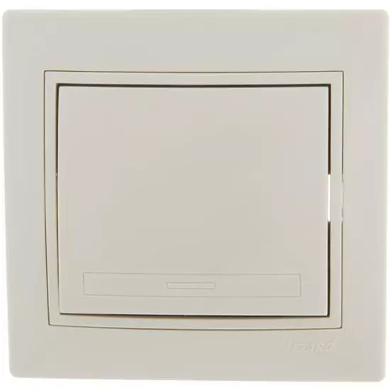 Выключатель крем Lezard Mira 701-0303-100