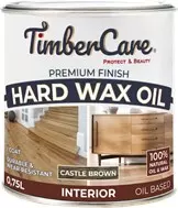 Масло тонирующее с твердым воском TimberCare Hard Wax Oil темно-коричневый 0,75л