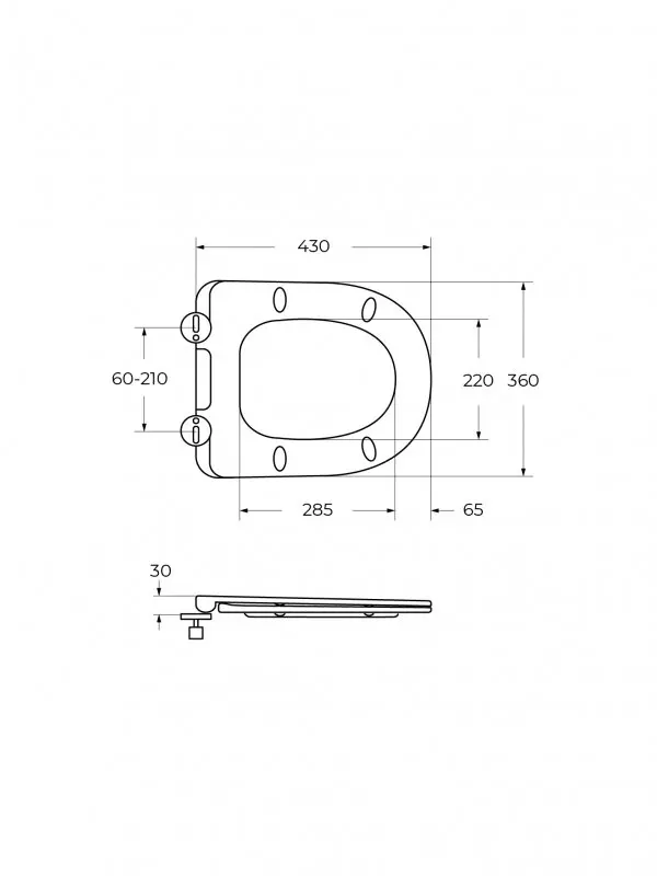 Унитаз BelBagno LOUNGE-TOR-2 BB2802CP/T-TOR/SC безободковый, смыв Торнадо, микролифт, быстросъем