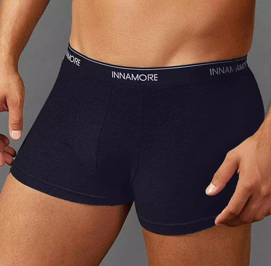 Трусы мужские боксеры INNAMORE IBU34003 Classic turchino (синий), р-р 6 (52)
