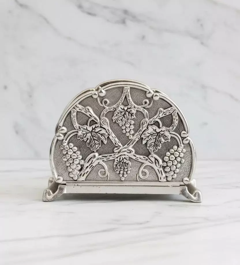 Салфетница 13,5х3,5х10 см, металл, MARQUIS 1111-S