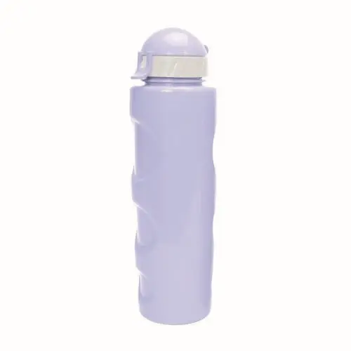 Бутылка для воды с трубочкой и шнурком 700 мл LIFESTYLE, anatomic, фиолетовый КК0036