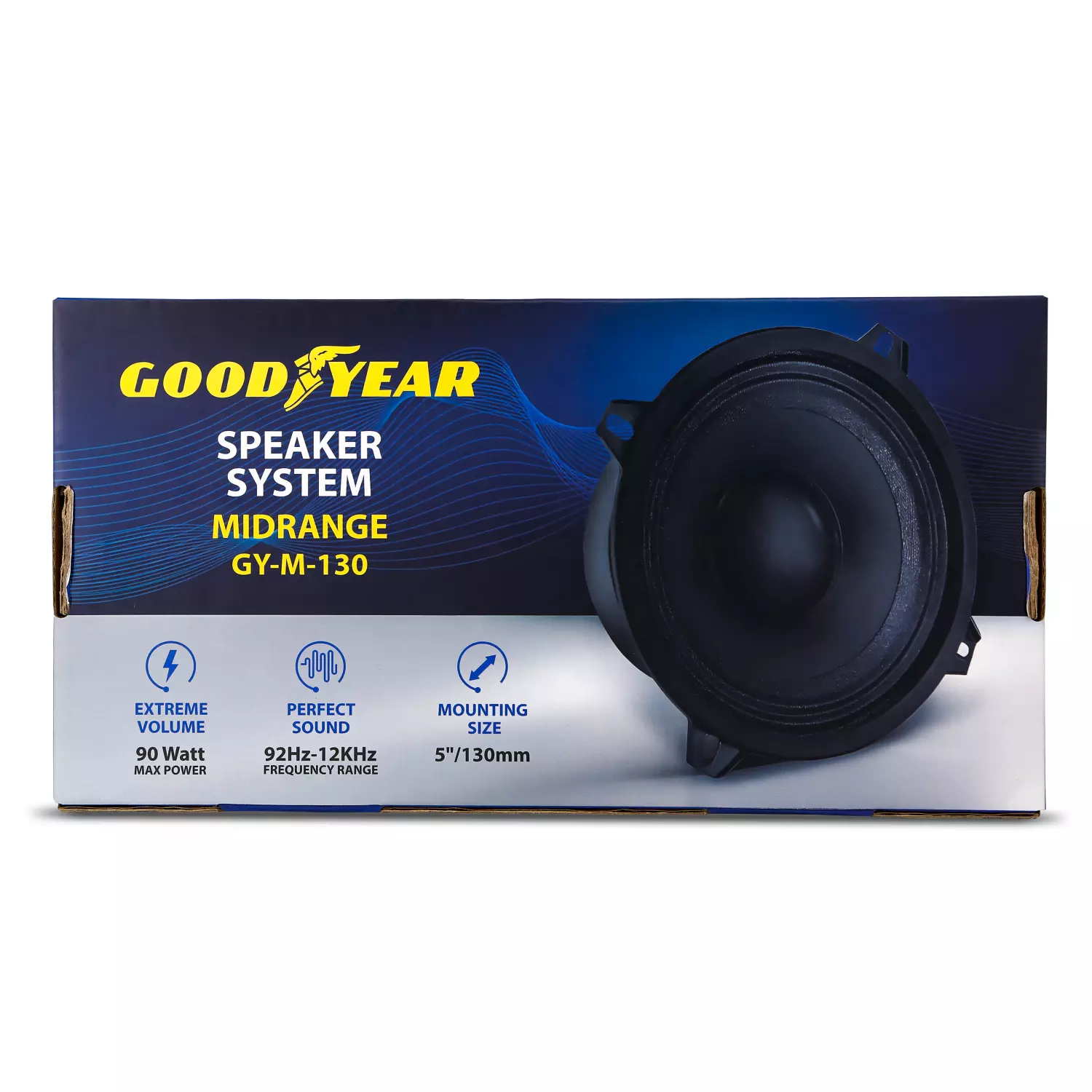 Акустическая система автомобильная Goodyear GY-M-130 эстрадная, к-т 2шт