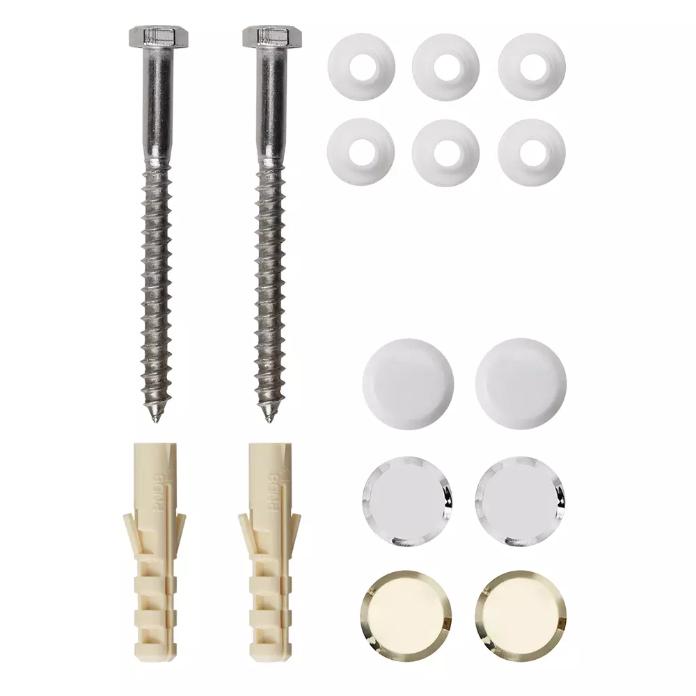 Крепление для унитаза к полу и писсуара Premium (нерж) (белое, хром, золото), МР ИС.131594