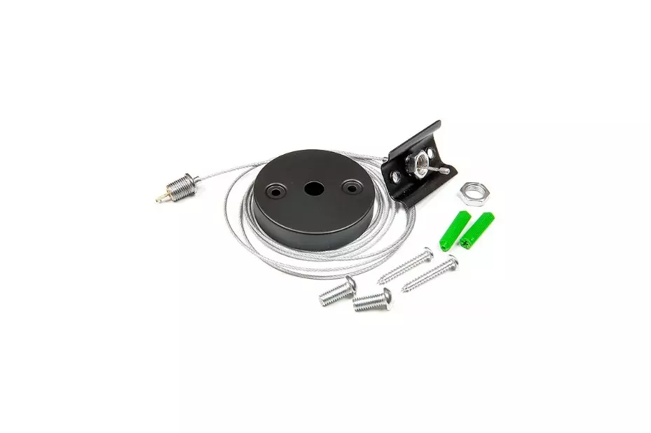 Подвес для однофазного шинопровода 200см черный General Lighting Systems 580906