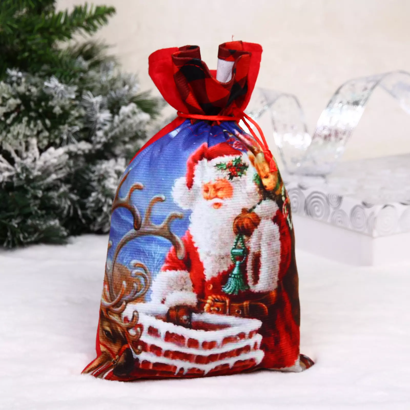 Мешок подарочный Доставка подарков 21х32 см 201-5249