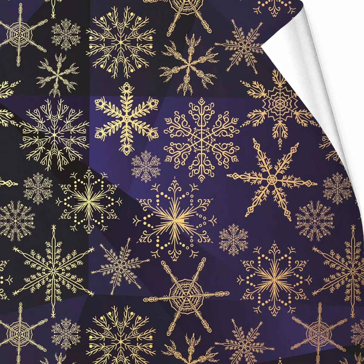 Бумага упаковочная 50х70 см Роскошная метель 214-512