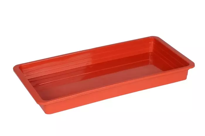 Поддон под рассаду универсальный, Дачник-2 42х21 см, высота 4 см, терракот