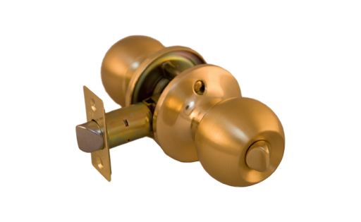 Дверная ручка (кноб) 607-SB-BK ARSENAL матовое золото (фикс) №8