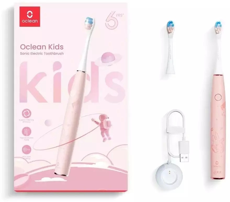Зубная щетка электрическая Oclean Kids Oclean Air 2 розовый