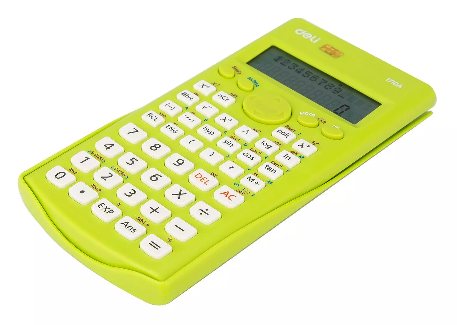 Калькулятор DELI E1710A/GRN 12 разр. научный зеленый 240 функций