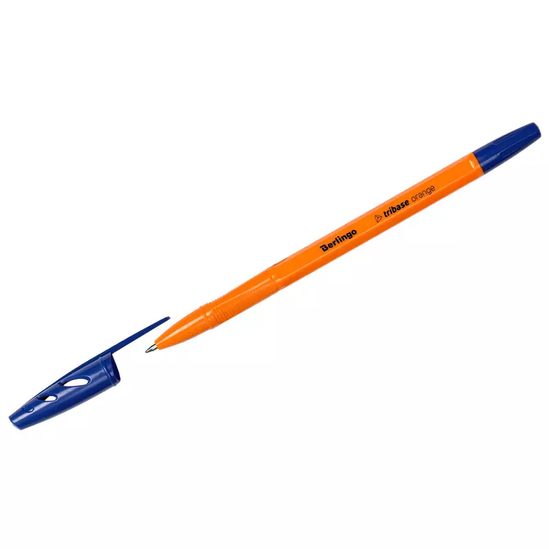 Ручка шариковая Berlingo &quot;Tribase Orange&quot; синяя, 0,7мм CBp_70910