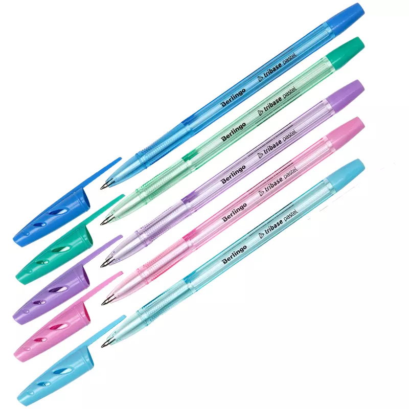 Ручка шариковая Berlingo &quot;Tribase Pastel&quot; синяя, 0,7мм CBp_70942