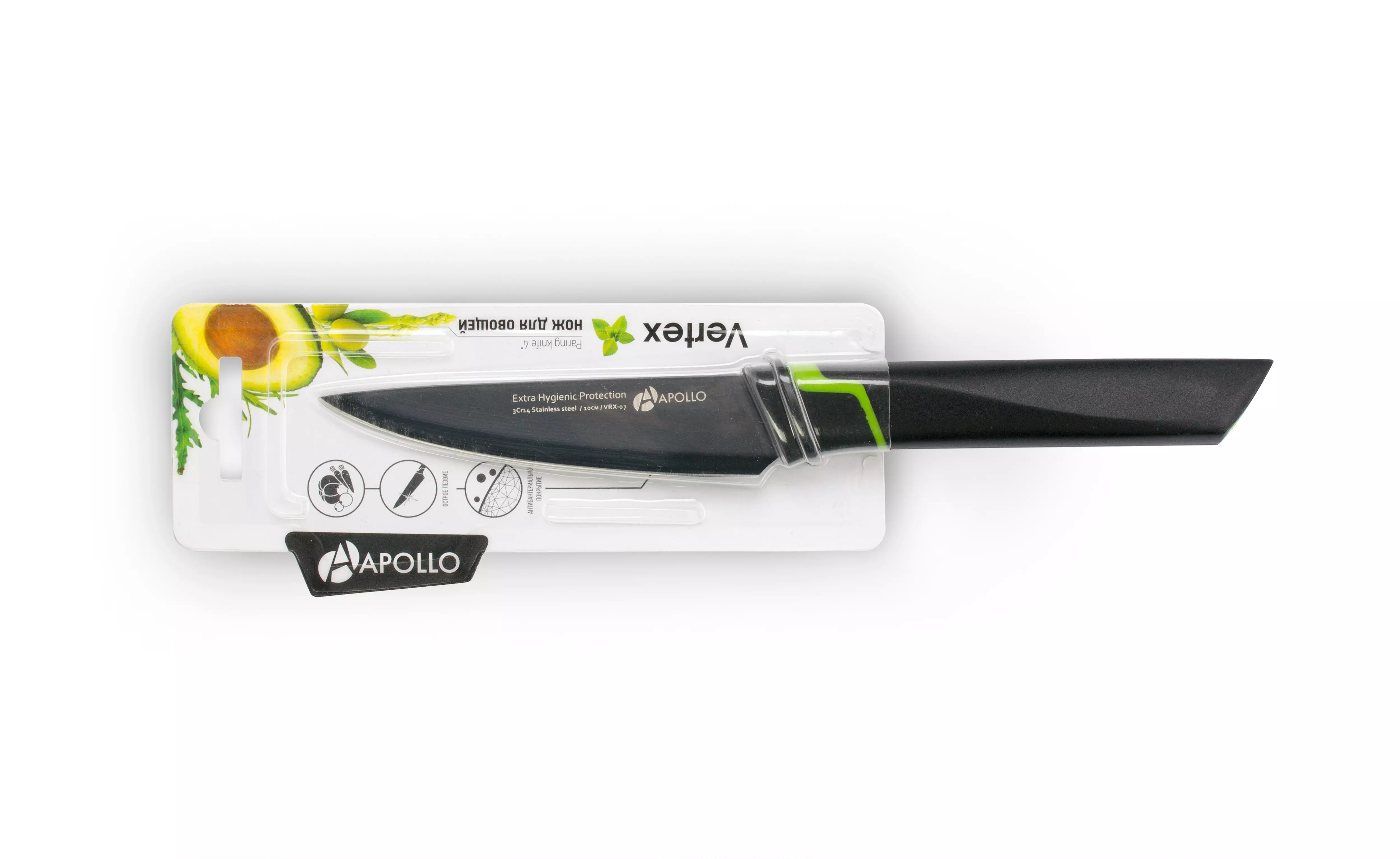 Нож для овощей Apollo Genio Vertex 10 см VRX-07