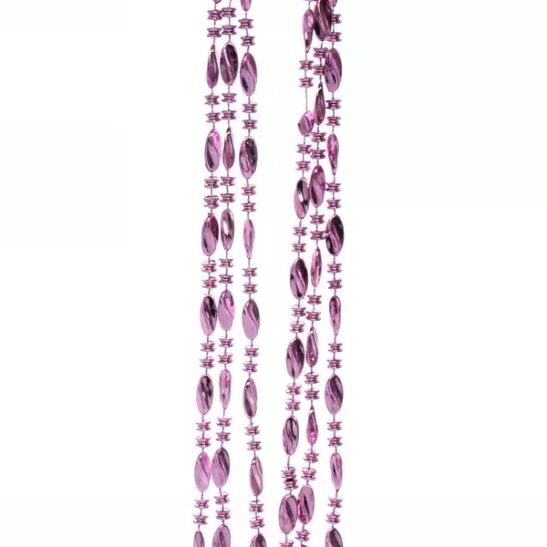 Бусы на ёлку 2м Льдинка, Фиолетовый 556-336