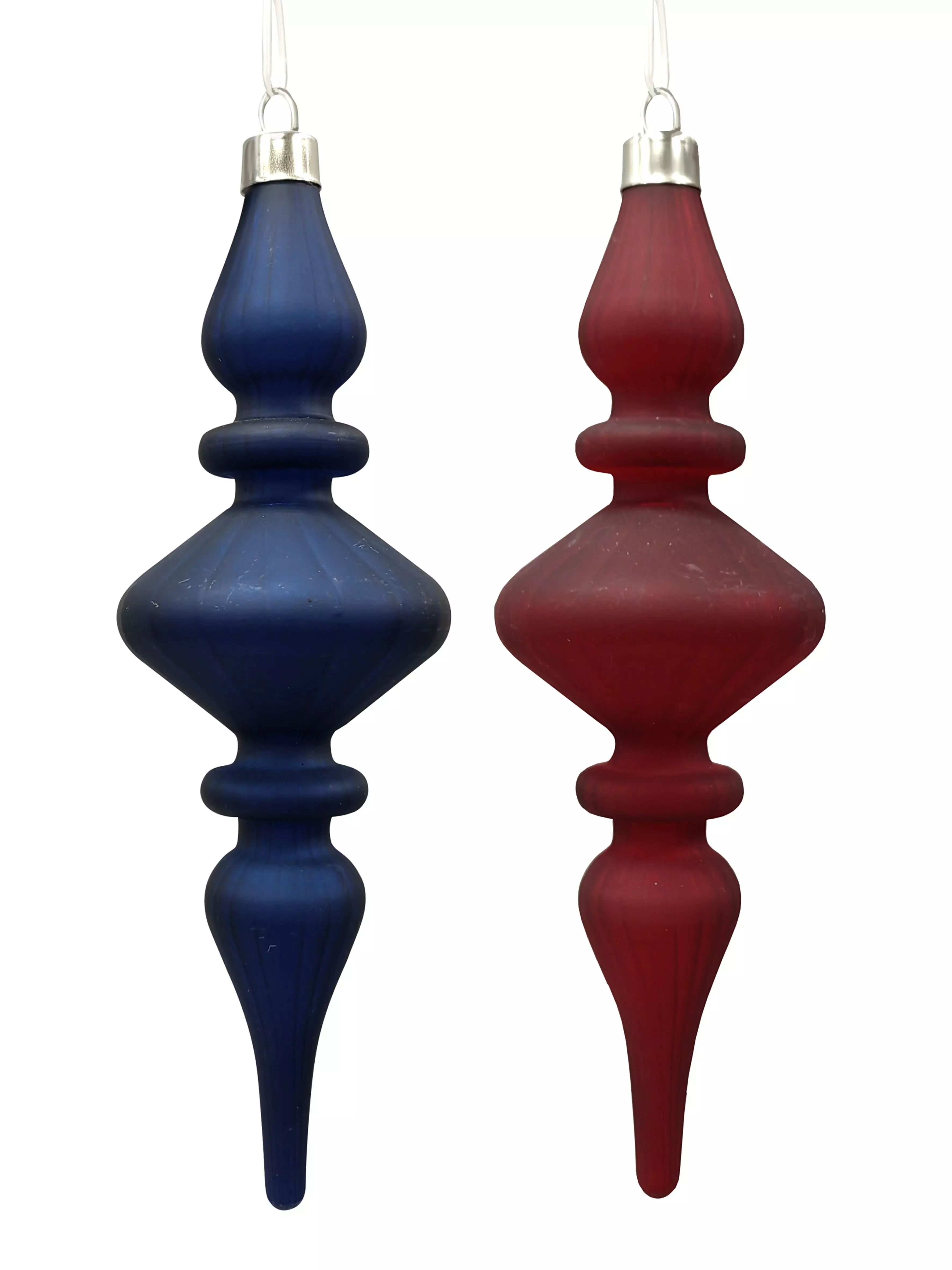 Новогоднее подвесное украшение из стекла / 5,8x5,8x18,9см 95612