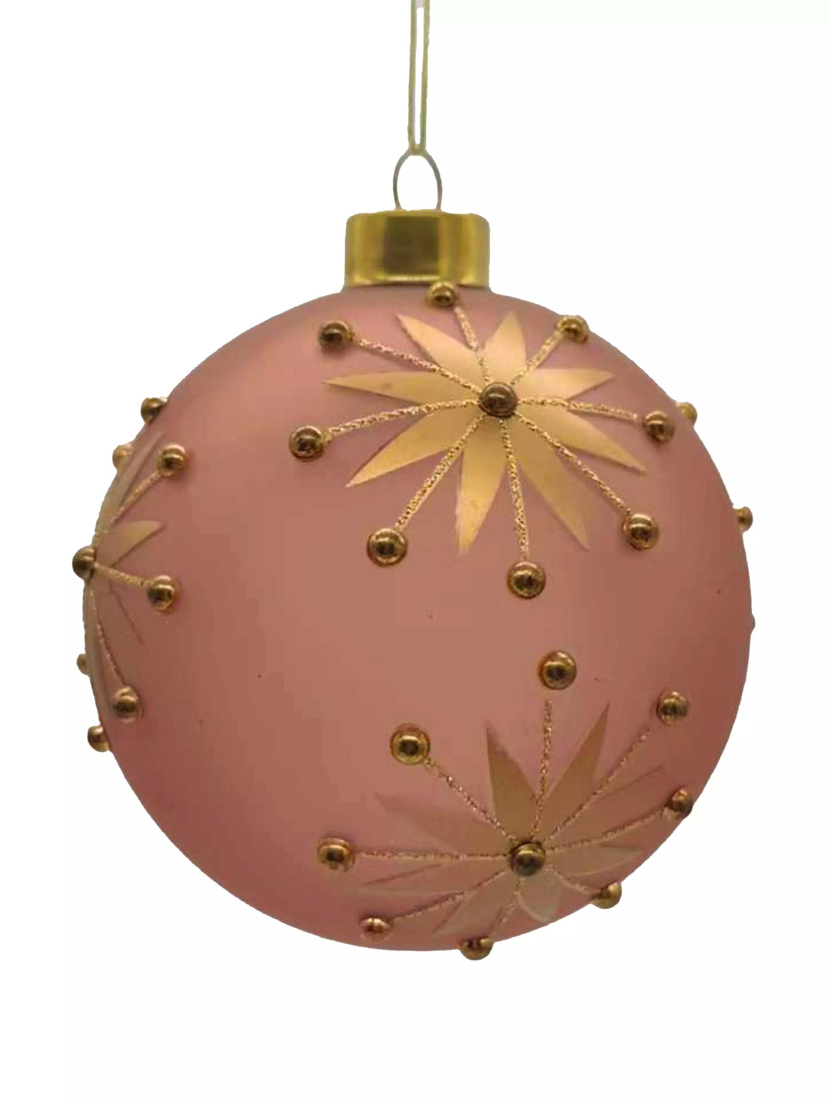 Новогоднее подвесное украшение из стекла / 8x8x8см 95434