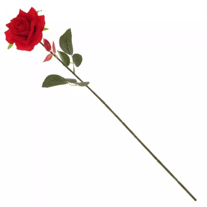 Цветок искусственный Роза, L16 W10 H68 см 262095