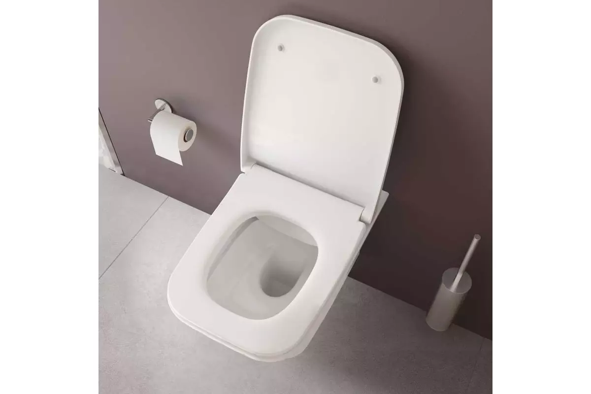 Подвесной унитаз VitrA SmoothFlush 7484B003-0075 безободковый, микролифт Integra Square