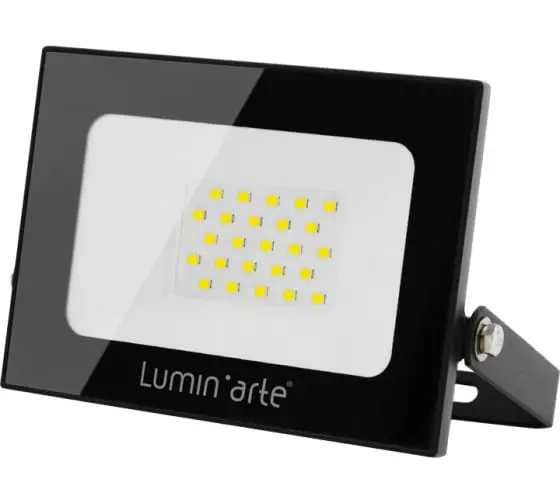 Прожектор светодиодный Luminarte LFL-20W/05 20Вт 5700К IP65 1600лм черный