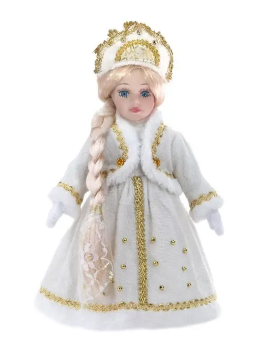 Кукла декоративная Снегурочка Ярослава, на подставке / 31x15x11см 88304