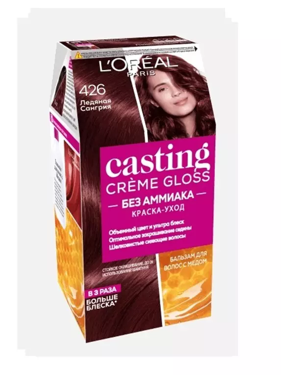 Краска для волос L'Oreal Casting Creme Gloss тон 426 ледяная сангрия, 180мл