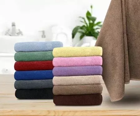 Полотенце махровое 70*130 см розовое Бояртекс