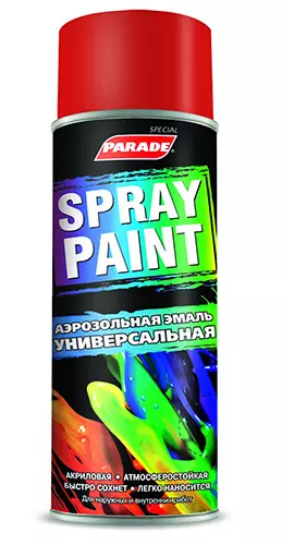 Аэрозольная эмаль Parade spray paint белый глянцевый 400мл