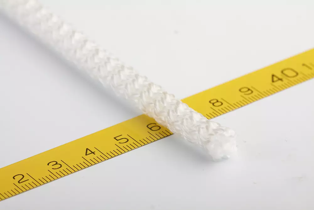 Шнур вязаный ПП д  3 мм, белый, &quot;САДОВОД&quot; набор 70 шт.х40 см