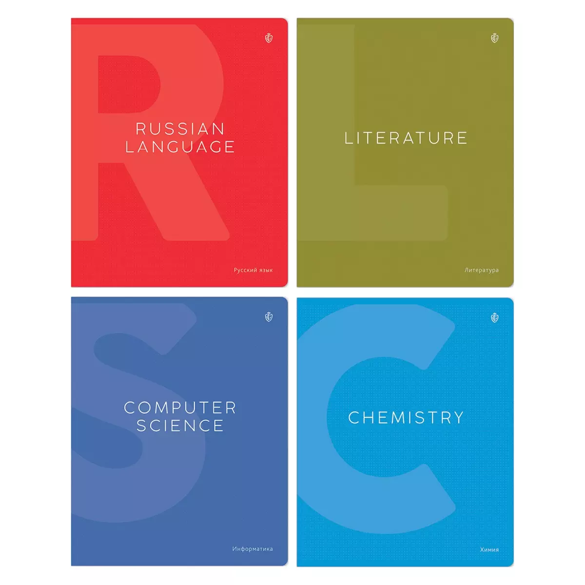 Комплект (12 шт) предметных тетрадей 48 листов &quot;Greenwich Line Color theory&quot; ламинация