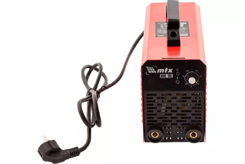 Сварочный аппарат инверторной дуговой сварки MTX MMA-190L, 190 А, 94384