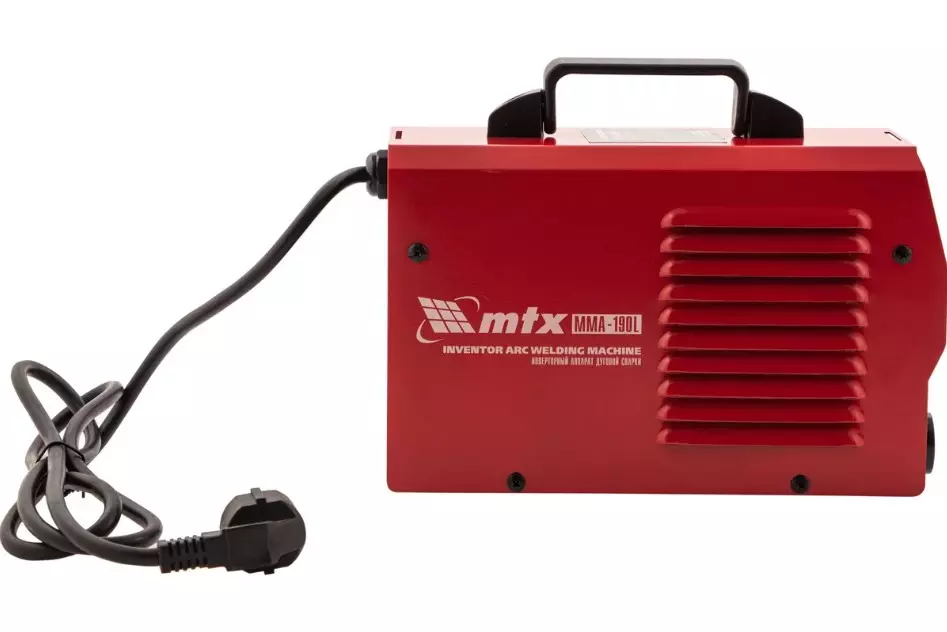 Сварочный аппарат инверторной дуговой сварки MTX MMA-190L, 190 А, 94384