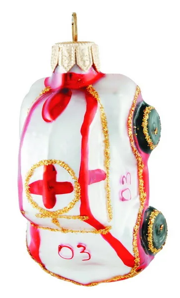 Формовая игрушка Автомобиль Скорая помощь 8 см Коломеев ФУ-69/1