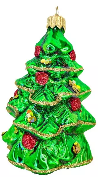 Формовая игрушка Елочка новогодняя 10 см Коломеев ФУП4-2227