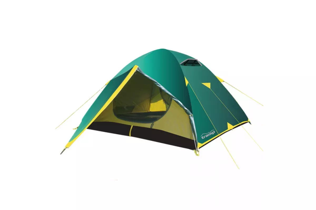 Палатка 2-местная Tramp Nishe 2 (V2), зеленый TRT-53