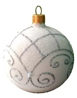 Новогодний шар Кристальный, стекло, 100 мм., в подарочной упаковке, КУ-100-191161
