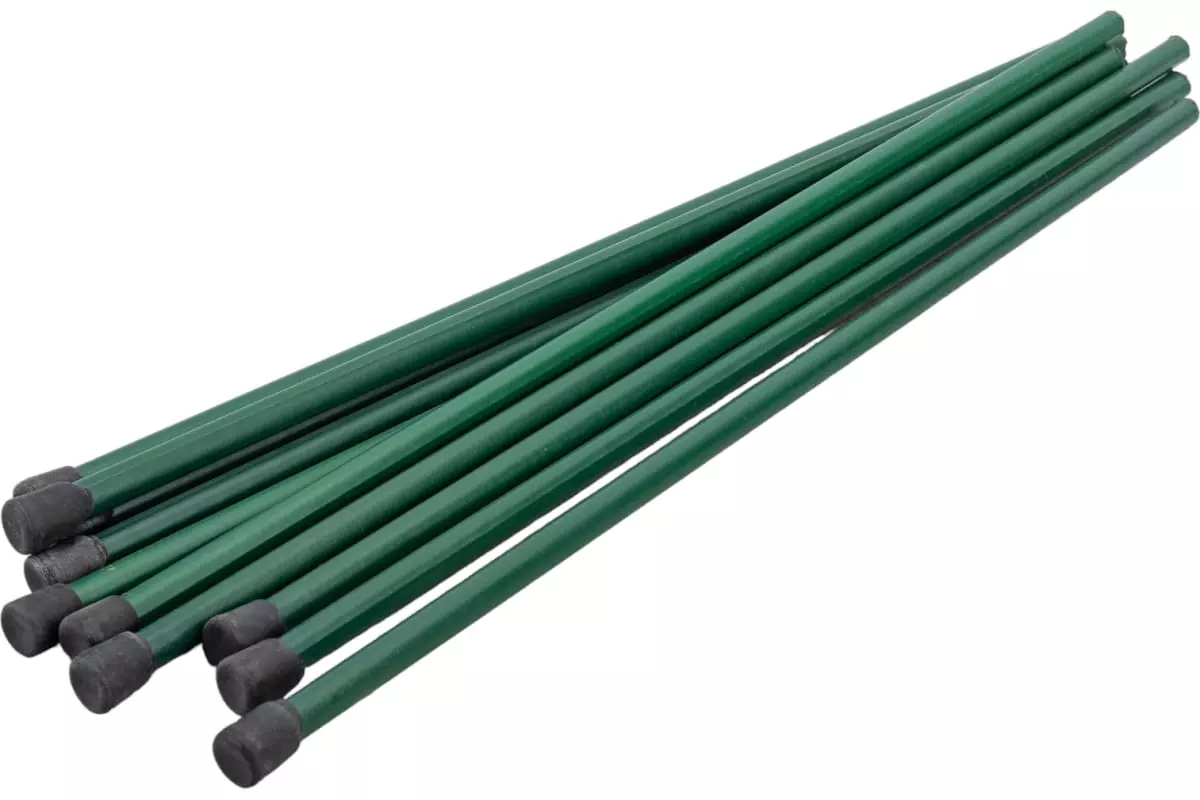 Колышек садовый металл в ПВХ h=1 м, d трубы 10 мм (уп.10 шт)