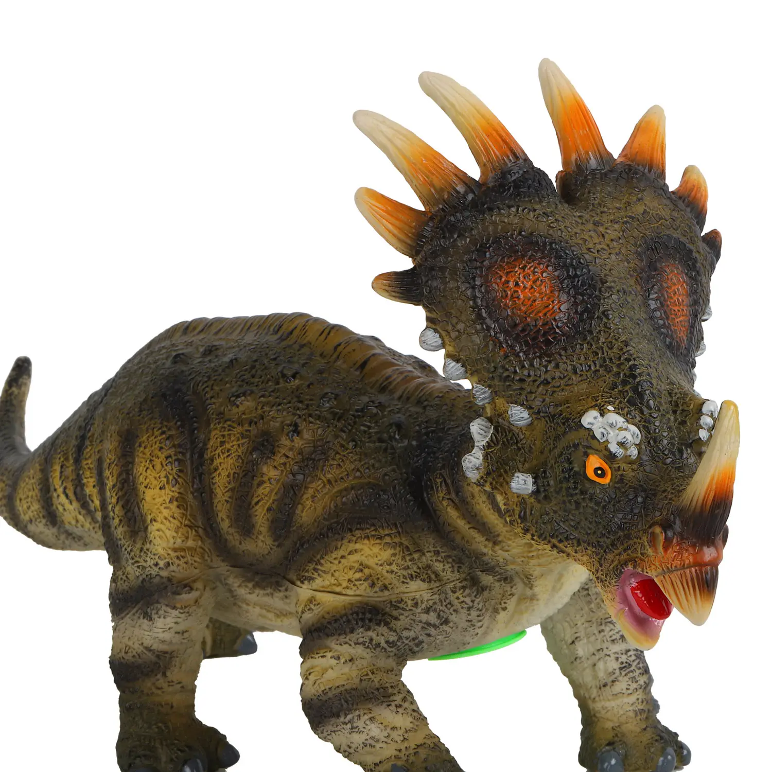 Игрушка Динозавр с чипом, звук - рёв животного, эластичная поверхность с шероховатостями, мягкий нап